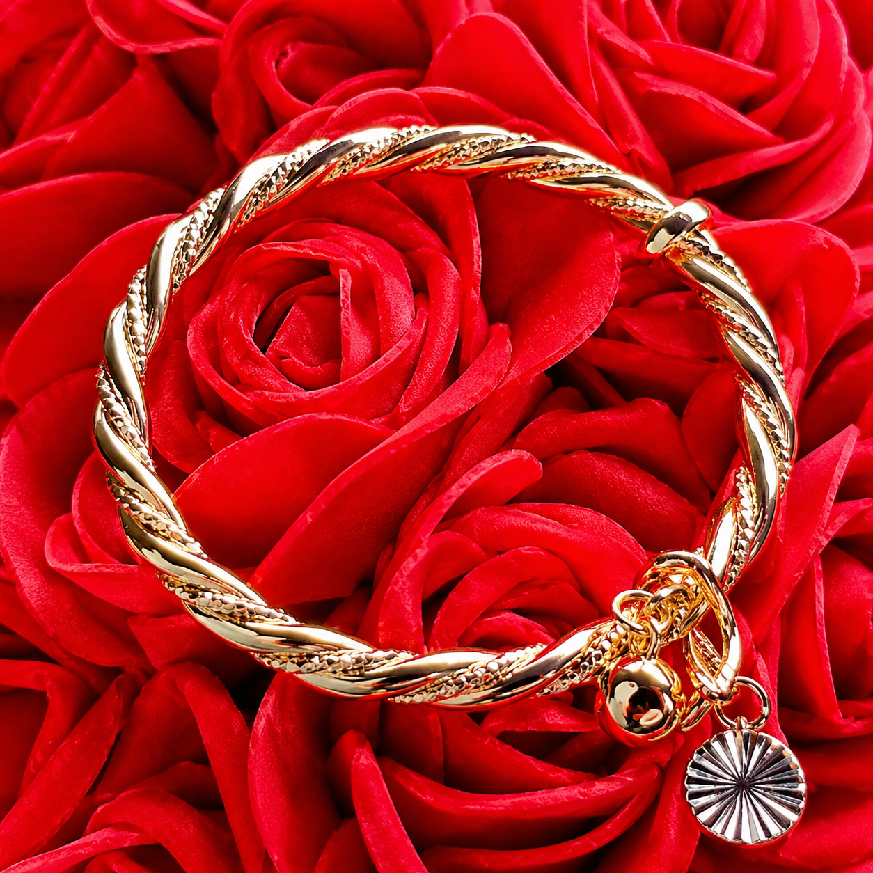Twisted Luxe Bangle
